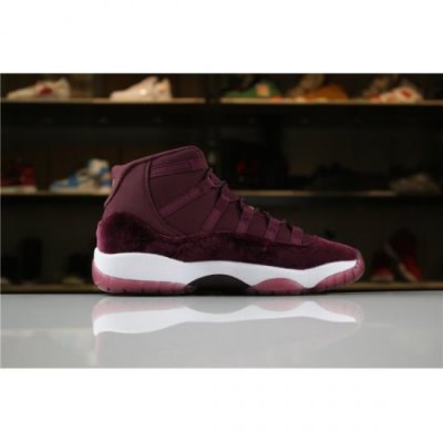 Nike Air Jordan 11 Heiress Kırmızı / Bordo / Metal Altın Basketbol Ayakkabısı Türkiye - CGJZY9E5